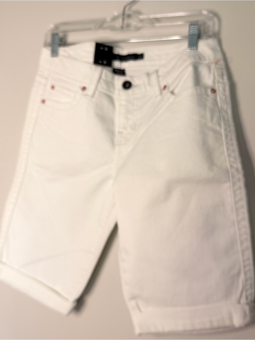 Calvin Klein Jeans White Denim Shorts